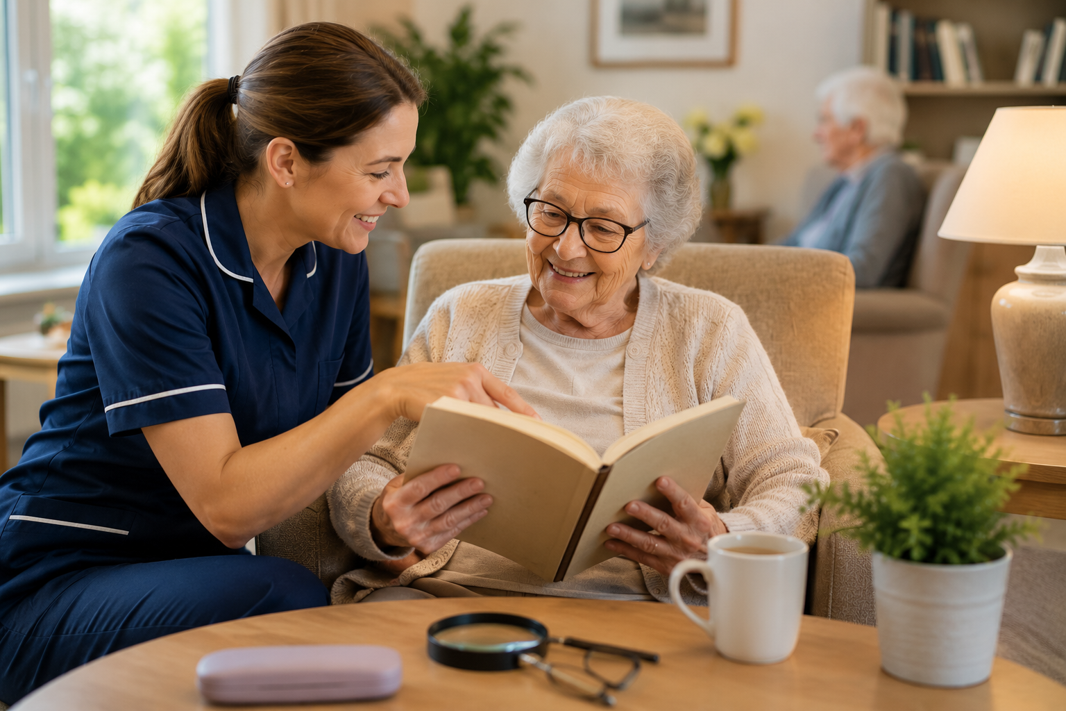 Vision Support for Elderly Residents in Care Homes